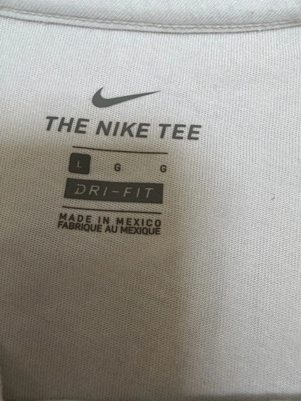 Nike White Long Sleeve 'ELITE' Graphic Tee